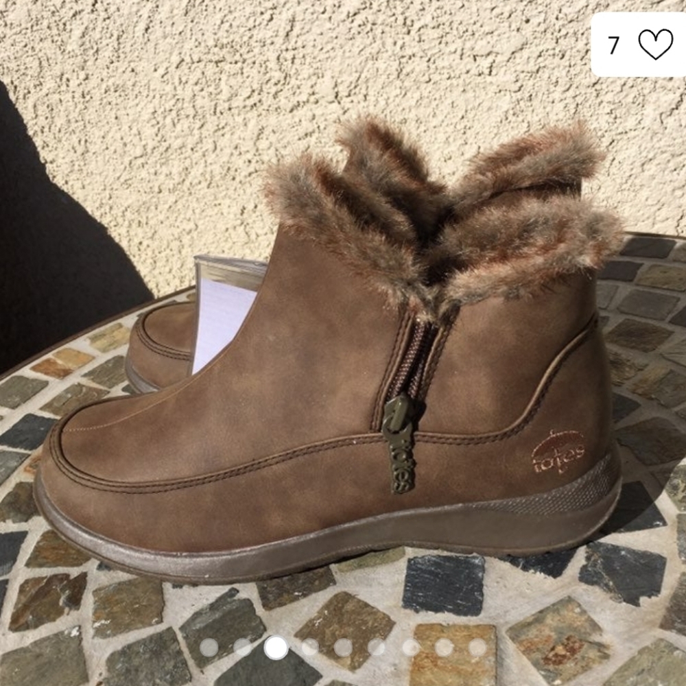 Totes lori brown booties